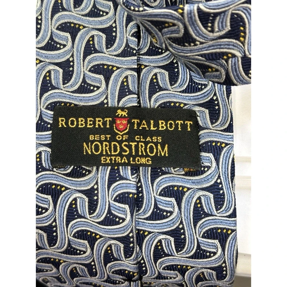 Robert‎ Talbots Men's Tie Extra Long and A New with Tags Nautica Tie 100% Silk